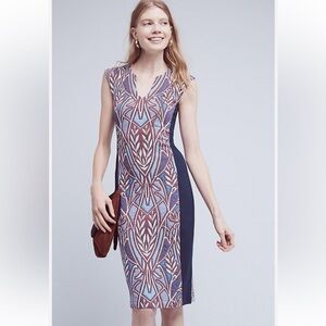 HD in Paris Cleo Jacquard Sheath Anthropologie